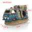 Artificial Aquarium Decoration Old Car Ornament Submarine Decor Resin Landscaping House for Fish Accessories for Aquarium Stuff