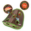 9 Hole Cats Playing Tunnel Foldable Mouse Hunt Toys Cat Mice Game Intelligence Bell Tent With  Keeps Kitten Active Pets