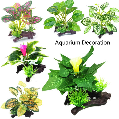 New Artificial Underwater Grass Aquarium Fish Tank Simulation Decoration Aquarium Backgrounds Plants Water Grass Accessories