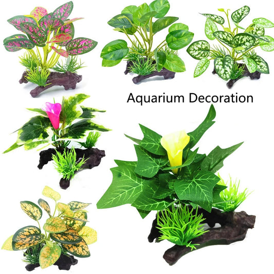 New Artificial Underwater Grass Aquarium Fish Tank Simulation Decoration Aquarium Backgrounds Plants Water Grass Accessories