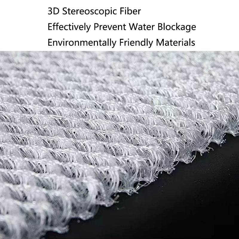 3D Aquarium Filtration Fiber Prevent Water Blockage Fish Tank Biochemical Filter Practical Bio.Sponge Pad Skimmer Supplies New