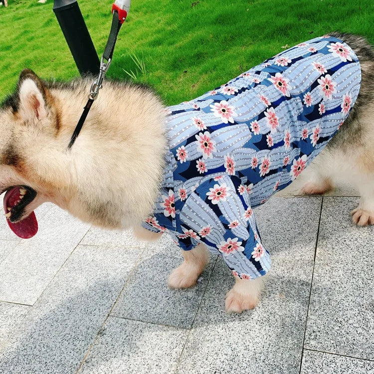Dog Clothes Costume Cooling Vest  Pet Clothes Parent-child Wear One Color Eight Sizes  Dog Shirt