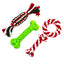 Pet Toy Chew Teething Cotton Rope Knot BonesToys For Dog Tooth Clean Ball Bite-Resistant  Dog Chew Puppy Training InteractiveToy
