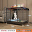 Dog cage Medium and large dog household Dog cage with toilet Square pipe Bold reinforcement Villa indoor Golden Retriever Labrad
