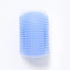 Pet Cat Brush Massage Device Hair Removal Comb Cat Toy Plastic Scratch Bristles Arch Massager Self Grooming Cat Corner Scratcher