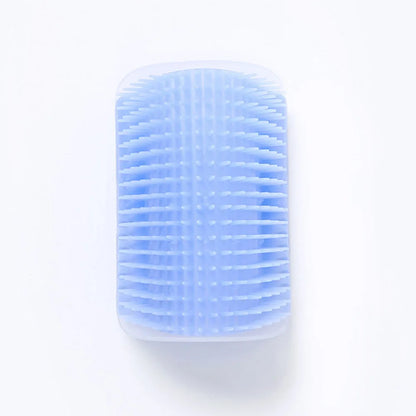 Pet Cat Brush Massage Device Hair Removal Comb Cat Toy Plastic Scratch Bristles Arch Massager Self Grooming Cat Corner Scratcher