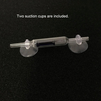 1Pcs Glass One Way Non-Return Check Valve Aquarium Air Pump Accessories Compatible with 4mm Air Pipe Transparent