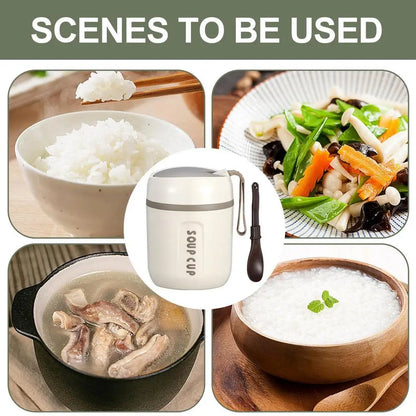 Thermal Containers For Hot Food Stainless Steel Insulated Food Container Reusable Lunch Box Container Large Insulated Snack