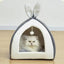 Rabbit Ear Plush Dog Cat Pet Bed House Nest Warm Super Soft Pet Basket Puppy Cushion Mat Cat Pets Supplies