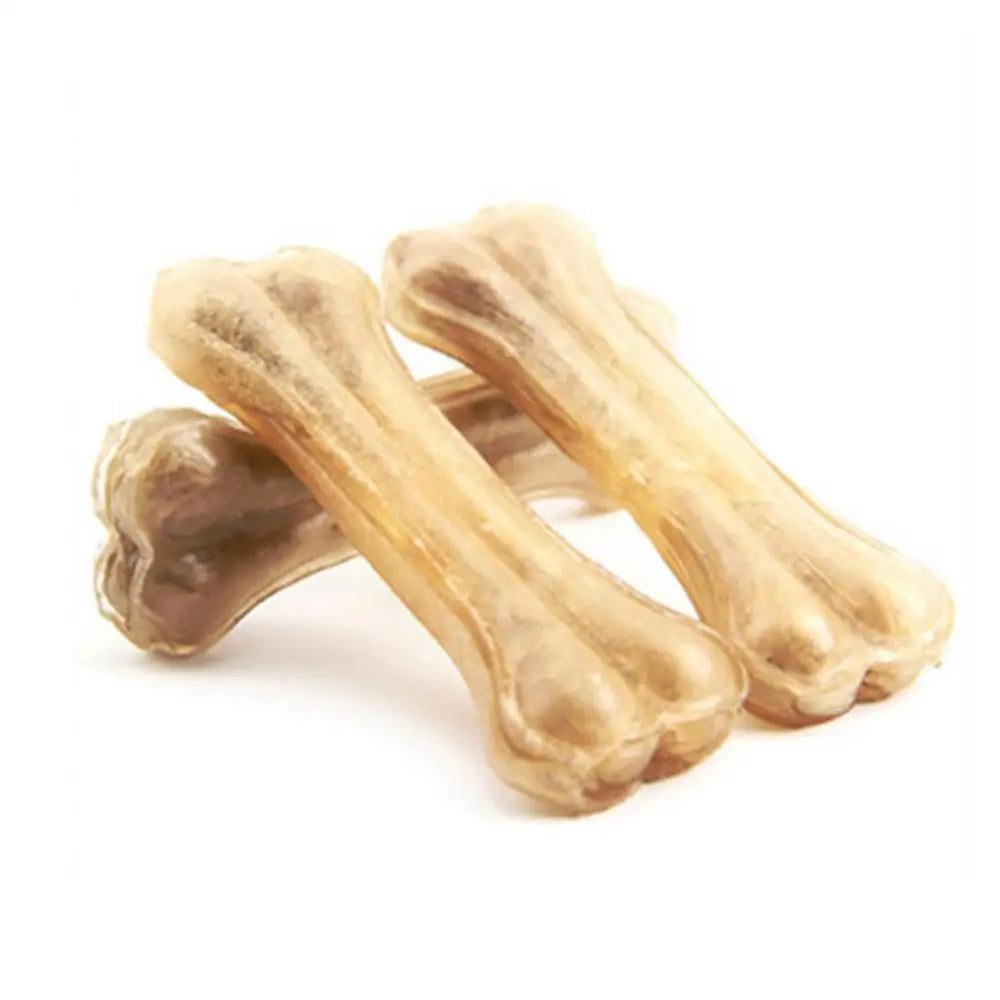 Dog Chew Bone Toy Pet Teething Chew Bone Sturdy Toys Bite-resistant Beef Flavor Puppy Chewing Sticks For Teething Clean Tool