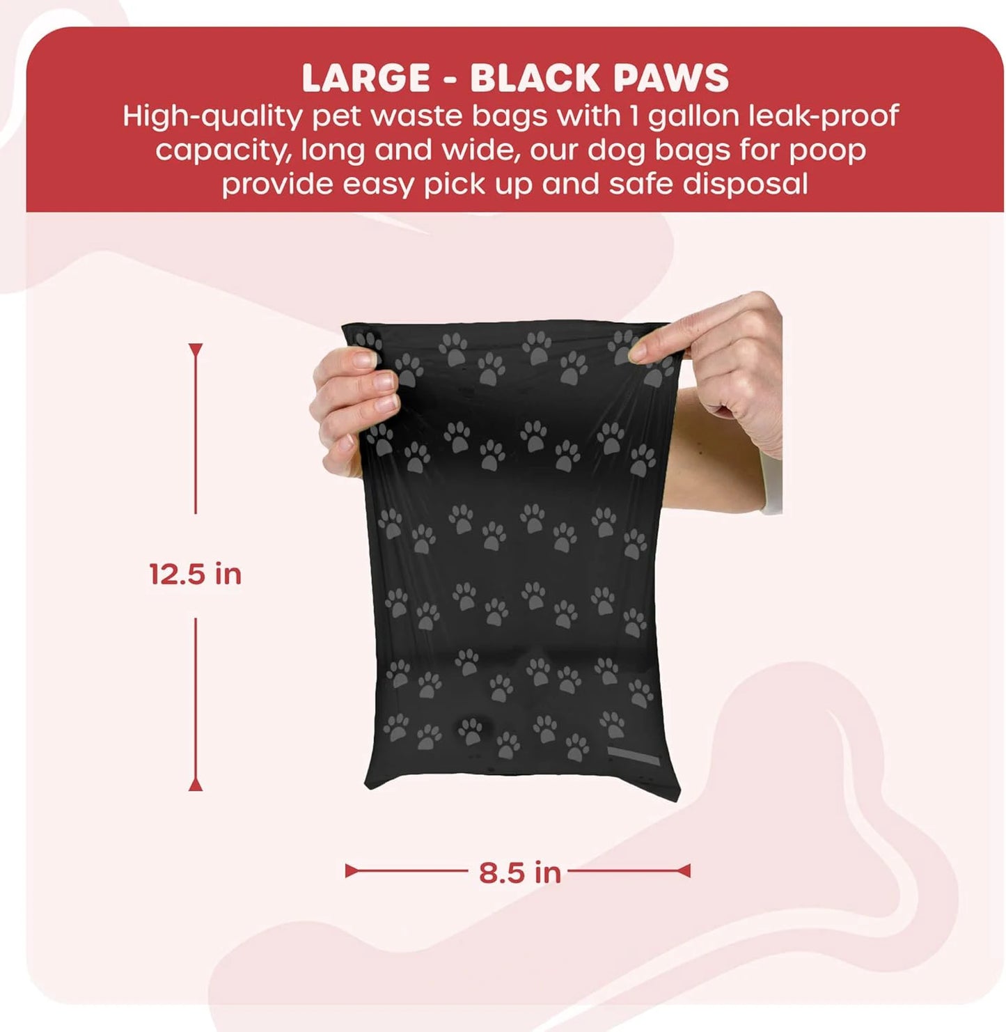 1-100Rolls Dog Poop Bags Biodegradable Outdoor Cleaning Poop Bag with Breakpoint Puppy Cat Pooper Scooper Bag Pet Supplies