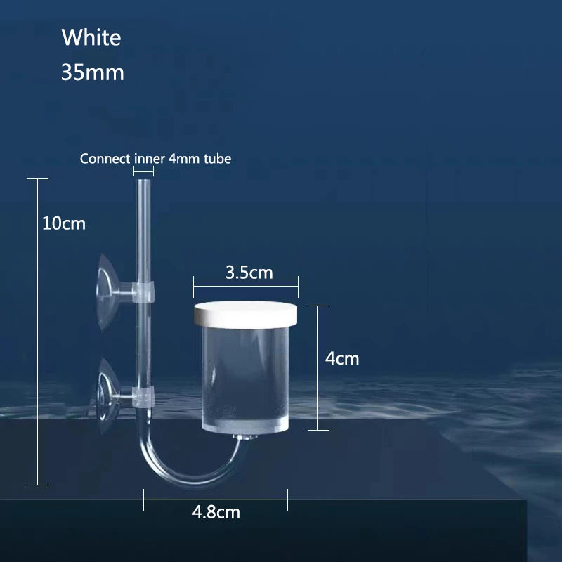 High transparency Acrylic Air Pump Sand Stone Aquarium Oxygen Pump Fresh Air Stone Nano Bubble Bar Aquarium Fish Tank Aerator