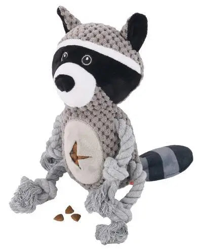 Dog Plush Toy Products Bite-resistant Plush Stuffed With Squeaky Tibetan Food Interactive Pet Dog Toy Skunk Fleece Squeak Toys
