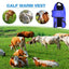 Calf Blanket Blue Waterproof Livestock Protector Blanket Oxford Fabric Thickened Calf Coat Calf Warmer Soft Protector Jacket
