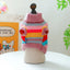 Striped Color Pet Dog Sweaters High Collar Warm Winter Clothes for Small Medium Puppy Knitted Sweatshirt New Year Winter Coat