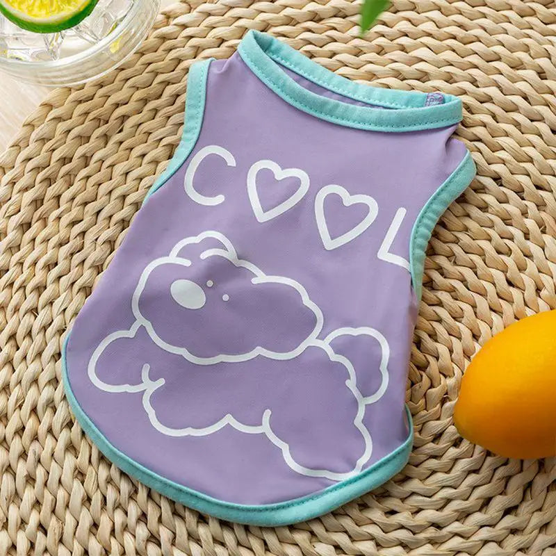 Female Dog Clothes Breathable Soft Dog Shirt Comfort Cooling Vest For Dog Small Dog Shirt Chihuahua Clothes For Daily Wear