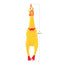 Yellow Screaming Chicken Dog Toys Novelty and Durable Chew Toy Sound Squeeze Screaming Toy