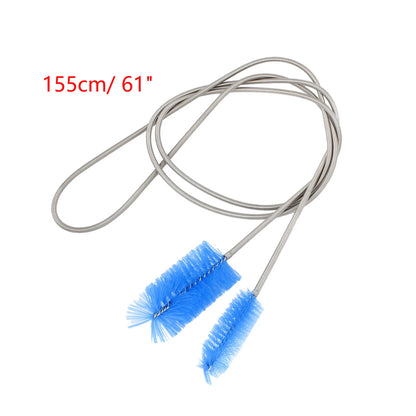 UXCELL 1PC Aquarium Tube Cleaning Brush Pipe Clean Tools Drinking Glass Straw Double Ends Brushes Cleaner Fish Tank Washing Set