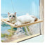 Ultra-Soft Cat Window Hammock Bed - Cozy Cloud-Like Perch for Feline Naptime - Securely Mounted, Perfect Space-Saving
