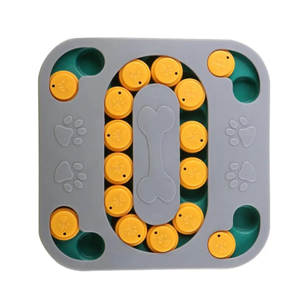 Dog Food Puzzle Feeder Puppy Treat Toy Food Dispenser Interactive Dog Toy Slow Feeder For IQ Training Treat Dispensing Aid Pets