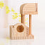 Hamster Natural Wooden House Hamster Climbing Toy Small Pet Toys for Hamster Squirrel Guinea Pig Rat Small Animals Accessories
