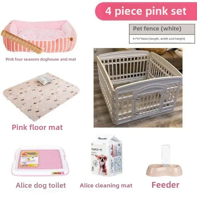 Pet Fence Easy To Assemble and Store Heightened with Free Gift  Pet Protection Fence