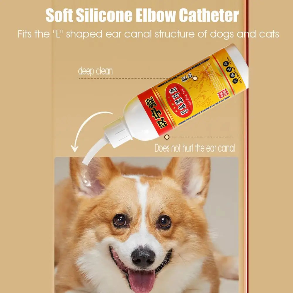 60ml Ear Cleaner For Pets Pet Ear Wash Ear Drops For Ear Cleaning Effective Pet Ear Care Products Relief Liquid With Mild