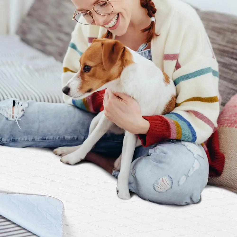 Dog Pee Pad Dog Mat Dog Pads Washable Dog Pee Pad Non-Slip Dog Mats Pee Pads For Dogs Comfortable Pet Pee Pads For Training
