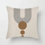 Creative Abstract Line Pattern Cushion Cover Home Decor Pillowcase Sofa Decoration Bird Peach Skin