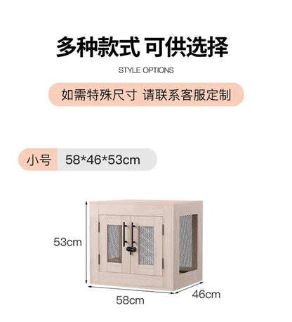 Yut four seasons universal wooden kennel cat litter pet litter indoor wild kennel large, medium and small dog kennel cat house