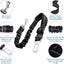 Adjustable Dog Seatbelt for Small Medium Large Dogs with Elastic Shock Absorbing Bungee Buffer Reflective Safety Dog Car Harness