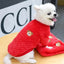 New Warm Fleece Pet Clothes Cute Print Coat Small Medium Dog Cat Shirt Jacket Teddy French Bulldog Chihuahua Winter Outfit
