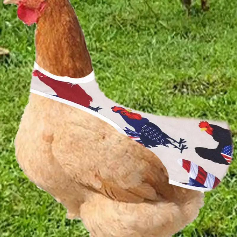 Chicken Saddle For Hens Breathable Feather Protector Chicken Pecking Guard Comfortable Chicken Clothes Wing Back Protector
