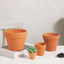 Red Mud Aquarium Decoration For Water Grass Fish Tank Mini Pot Polka Water Potted Planting Cylinder Cup Ceramic Flowerpot New