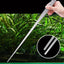 18.9in Stainless Steel Tweezers Fish Tank Aquatic Plants Aqaurium Tool Water Plant Curved Pliers Birds Reptile Feeding Tongs