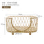 Japanese ins natural rattan dog cat pet bed teddy kennel princess bed summer removable cage
