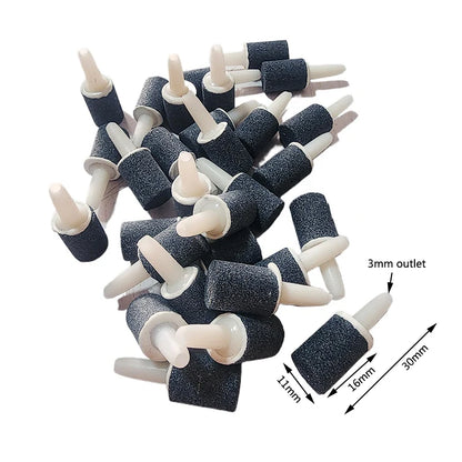 50/100pcs Mini Aquarium Fish Tank Air Stone Oxygen Aerator Increasing Air Bubble Pond Pump Hydroponic Oxygen Fishing Accessories