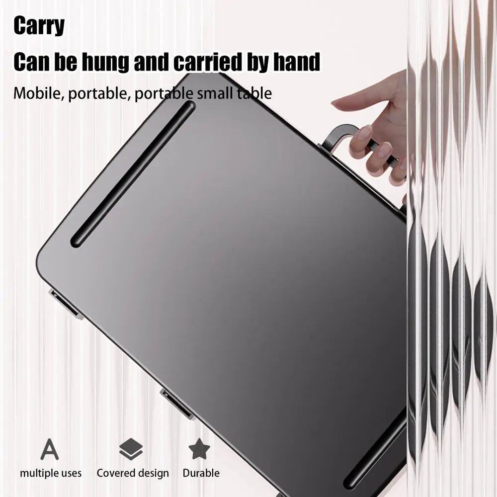 Foldable Laptop Table For Bed Bed Table Tray Folding Car Lap Desk Multi-function Portable Car Seat Table Tray Food Trays For