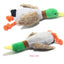 Dog Chew Toys Cute Plush Duck Sound Toy Stuffed Squeaky Animal Squeak Dog Toy Cleaning Tooth Dog Chew Rope Toys