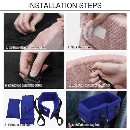 UXCELL Dog Car Seat Bags Waterproof Hammock Pet Travel Dogs Carrier Bed Protector Car Rear Back Seat Mat Safety Accessories