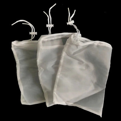 200 Mesh Nylon Filter Net Bag Acquarium Bio Ball Carbon Media Isolation Bags Food Filter Strainers Mesh Kitchen Strainer Bags