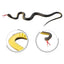 45cm Fake Realistic Rubber Toy Snake Simulation Anaconda Scary Halloween To Scare Birds Props Prank Trick Toy Accessories