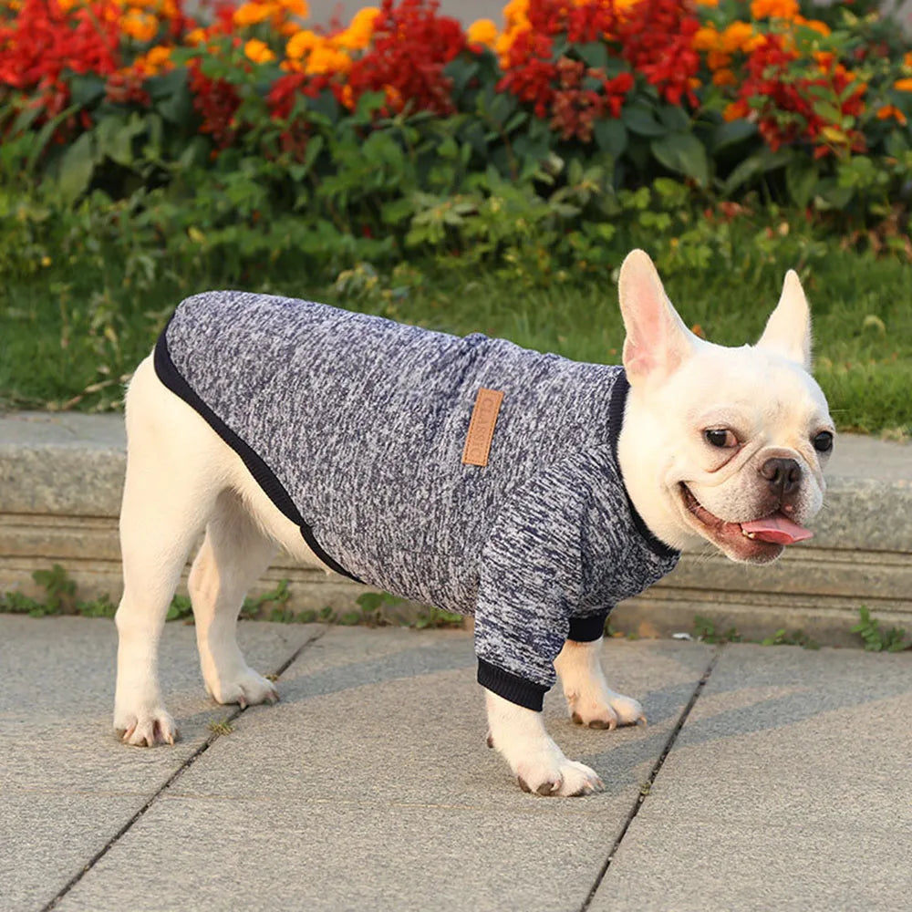 Pet Dog Clothes Knitwear Dog Sweater Soft Thickening Warm Pup Dogs Shirt Winter Puppy Sweater for Dogs Casual Pet Cat Clothing