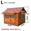 Outdoor Solid Wood Labrador Kennel Waterproof Small Medium Large Dog Cage Golden Retriever Teddy Kennel