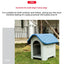 Outdoor kennel with toilet, sun protection in summer, universal in all seasons, outdoor rain-proof dog house, warm in winter, s