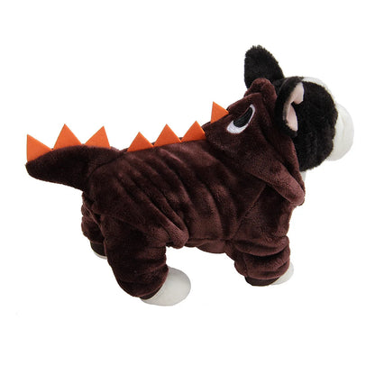 Winter Jacket For Dog Small Dog Coat Dinosaur Dogs Costume Christmas Outfit For Pet Medium Dogs Clothes Chihuahua Puppy Sweater