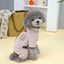 Dog Jumpsuit Coat Winter Warm Plush Pet Clothes for Small Dogs Puppy Pajamas with Double D Rings Chihuahua Costume Yorkie Onesie