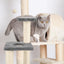 Cat Tree Climbing Frame Decorative Scratcher Kitten Accessory Adorable One-piece Floor Scratching Post Trees & Towers