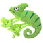 Dog Plush Toy Spot Plush Stuffed Molars Bite-resistant Squeaking Sound Chameleon Pet Dog Toys Fleece Squeak Toys