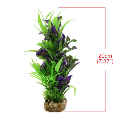 UXCELL Aquarium Artificial Plants Underwater Plastic Water Grass Aquatic Leaves Decoration For Fish Tank Ornament Accessories